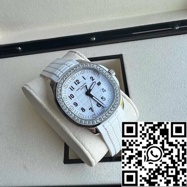 z5416086294031 c07e7f06058d83e0d9e1044e034bed22 Patek Philippe Aquanaut 5267/200A-010 Esfera Blanca 1:1 Mejor Edición PPF Factory