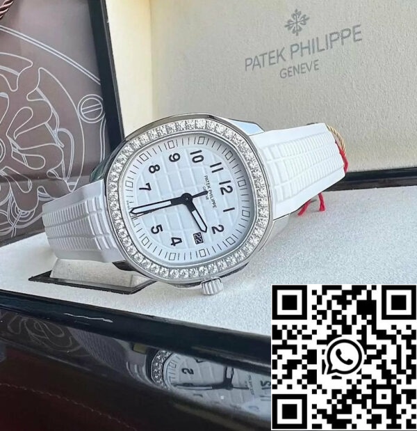 z5416086354493 26379a4b4a72a631c53c3d60f56d1918 Patek Philippe Aquanaut 5267/200A-010 Cadran Blanc 1:1 Meilleure Édition PPF Factory