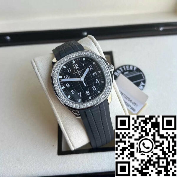 z5416087921401 8d01f536de0e99fb6b05cab807294fc6 Patek Philippe Aquanaut 5267/200A-00 Fekete számlap 1:1 Best Edition PPF Gyár