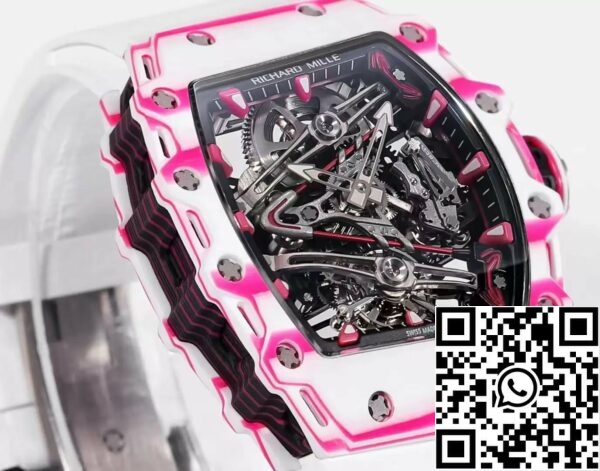 z5422911322177 eefa7a45aadd5926d2a7809f6c54590a Richard Mille Bubba Watson Tourbillon RM38-02 1:1 Best Edition White Rubber Strap