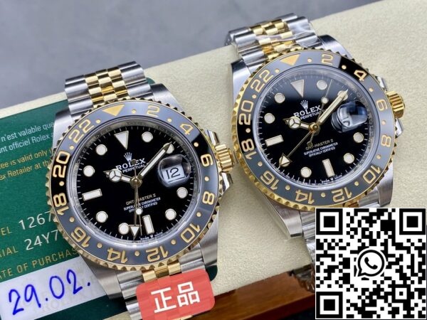 z5422931739044 c775b4d2798ad4c18f5037b55086981b Rolex GMT Master II M126713grnr-0001 ARF Factory 1:1 Best Edition 3285 Movement Jubilee hihna