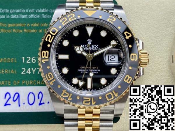 z5422932504741 9bf67055e4cdb74b878322416c7d470b Rolex GMT Master II M126713grnr-0001 ARF Factory 1:1 Best Edition 3285 Movimento Cinturino Jubilee