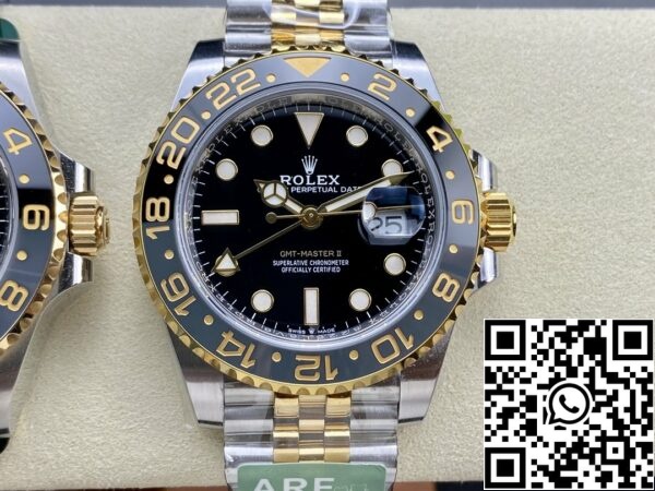 z5422932711139 02f2ca35081c6422cc7ec029479e3146 Rolex GMT Master II M126713grnr-0001 ARF Factory 1:1 Najboljša izdaja 3285 Gibanje Jubilee trak