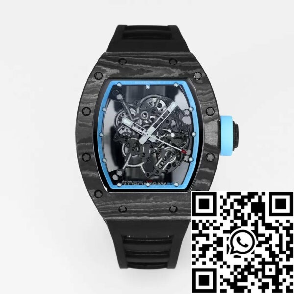 z5434577372636 a740b13e51a6ebec4c5b9c48e65bd9e5 RICHARD MILLE RM055 Redesenat original 1:1 Best Edition BBR Factory 2024 Luneta albastră