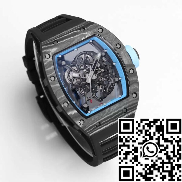 z5434577440437 68f682f9b40da3456d8ebeefd8599253 RICHARD MILLE RM055 Przeprojektowany oryginał 1:1 Best Edition BBR Factory 2024 Blue Bezel