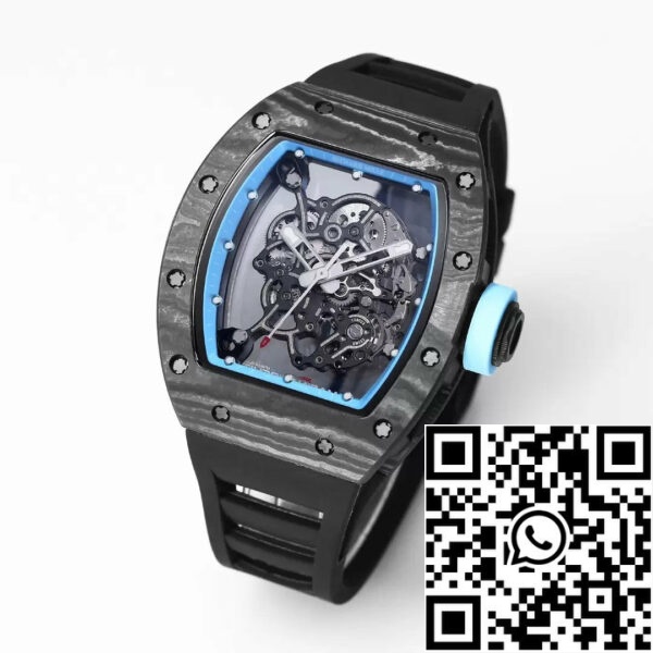 z5434577505441 af36af8d433375d5c71985822856d993 RICHARD MILLE RM055 Preoblikovan original 1:1 Best Edition BBR Factory 2024 Blue Bezel