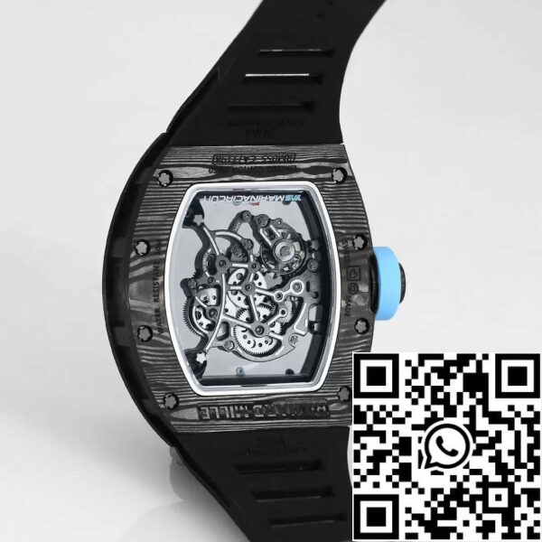 z5434577844120 7bb421b35740f61df02b32b68ef5916f RICHARD MILLE RM055 ridisegnato originale 1:1 Best Edition BBR Factory 2024 Lunetta blu