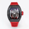 z5434579874486 bb44e059ef9151c1326cd98ca8a7d493 RICHARD MILLE RM055 Omdesignad original 1:1 Best Edition BBR Factory 2024 Black Bezel Red Strap