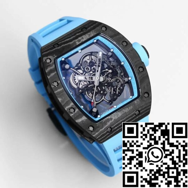 z5434580384148 3074c19fc82d92cd21b04d220c210088 RICHARD MILLE RM055 Neu gestaltete Original 1:1 Best Edition BBR Factory 2024 Blau