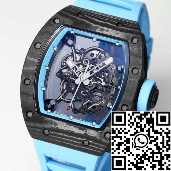 z5434580524790 1f5805a7b7269ab95106c7a953038b20 RICHARD MILLE RM055 Ridisegnato originale 1:1 Best Edition BBR Factory 2024 Blu