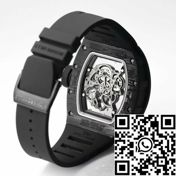 z5434582205364 c2aaae27f6cd6acade42e44fe4d5c105 RICHARD MILLE RM055 Przeprojektowany oryginał 1:1 Best Edition BBR Factory 2024 Złoto Czarny Pasek