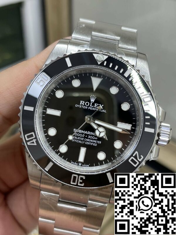 z5434609690986 b8525bb32bc3ef69b6608295cc950a61 Rolex Submariner 114060-97200 ohne Datum 3230 Uhrwerk 1:1 Best Edition VS Factory Schwarz Lünette