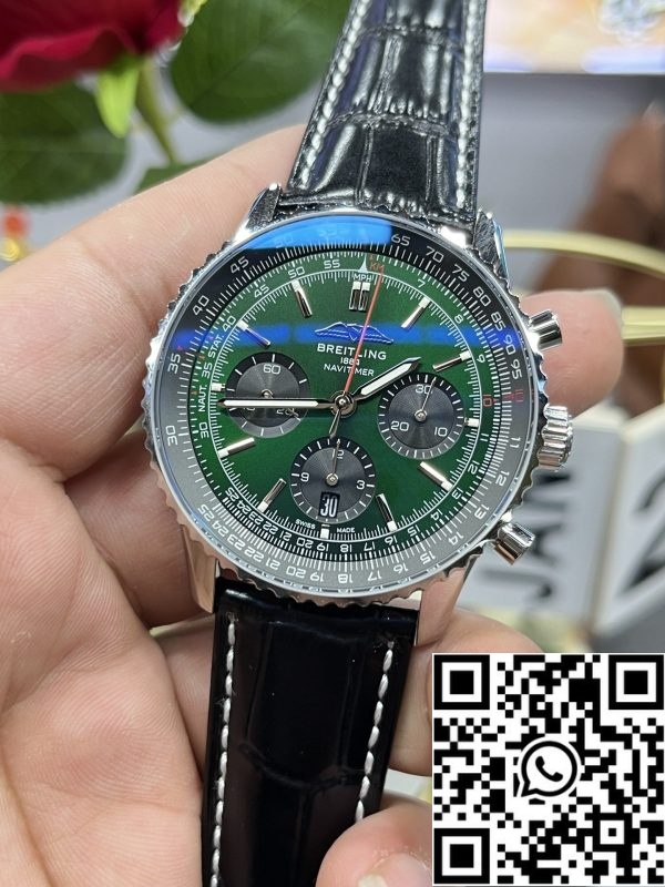 z5434637651893 a4d77c914e87adc56d9520108126581c Breitling Navitimer B01 Chronograph AB0137241L1P1 43mm 1:1 Най-добро издание BLS Factory