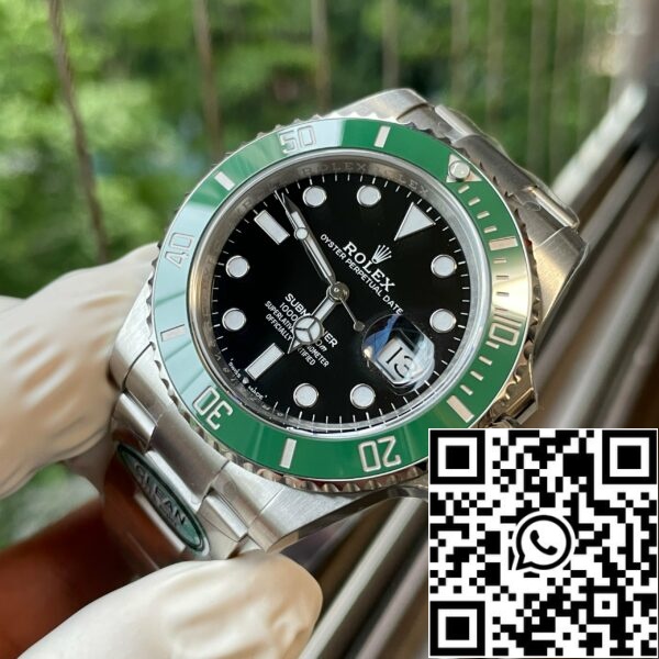 z5438262191497 78f18fb6b0a89aff0e72c43598a537ea Rolex Submariner M126610LV-0002 Kermit 41MM 3235 movimento pulito fabbrica lunetta verde