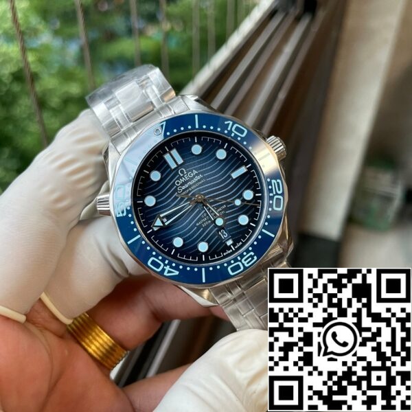 z5438294928362 1e2ea5b79c59ccecb00961cefa36bf31 Omega Seamaster Diver 300M 210.30.42.20.03.003 Summer Blue 1:1 Best Edition VS Factory Quadrante blu