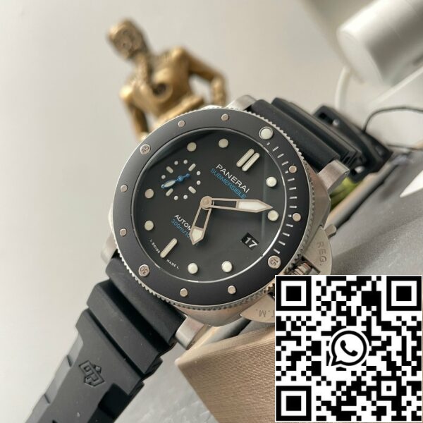 z5460284372306 4d98fdb1ffa4443801399893e7c1c736 Panerai Submersible PAM00683 1:1 Best Edition VS Factory Μαύρο καντράν Ελβετικό P9010