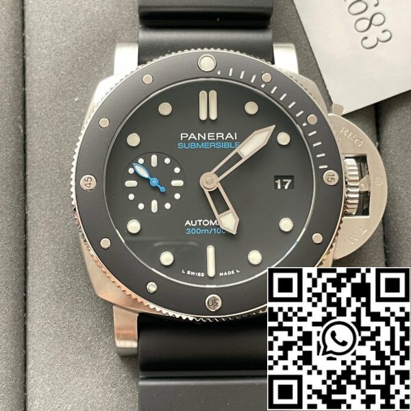 z5460284377008 120bb79fb816f94665d5803181a2acaf Panerai Submersible PAM00683 1:1 Best Edition VS Factory Quadrante nero Svizzero P9010