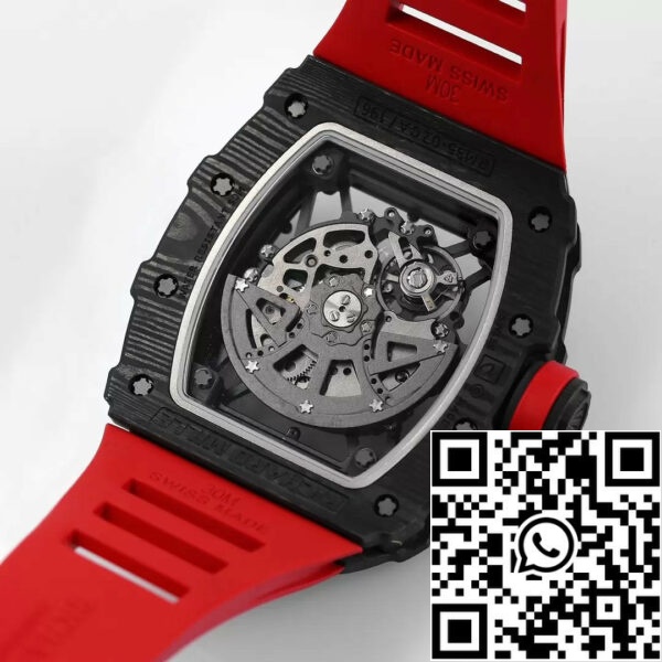 z5465876209094 4f58eab93d17d214355556f1def6b26b Richard Mille RM035-02 1:1 Best Edition BBR Factory NTPT Carbon Case Red Strap