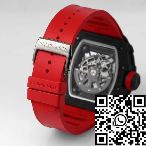 z5465876297848 aba5688bce9d2d432d85b20cc7627bce Richard Mille RM035-02 1:1 Best Edition BBR Factory NTPT Carbon Case Red Strap Κόκκινο λουράκι