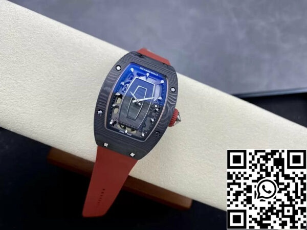 z5492135180243 58299d35797ba21ab09500b61b5f25fe Richard Mille RM 07 RM007 Carbon NTPT Gehäuse 1:1 Best Edition G+ Factory Red Strap