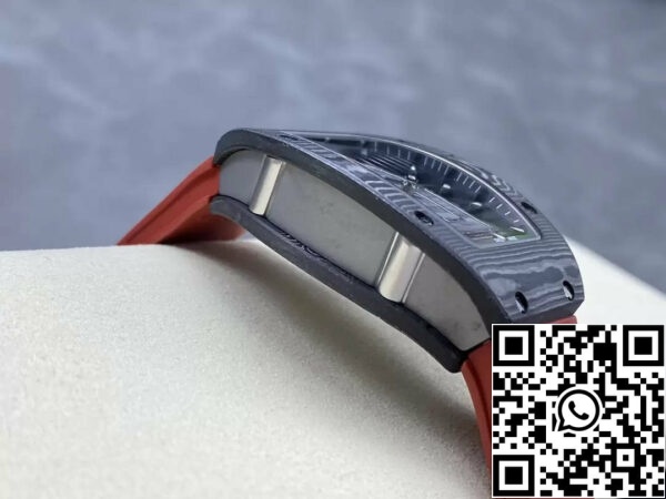 z5492135295018 b0ffa699e8ec22d94e4439ea42482a3e Richard Mille RM 07 RM007 Carbon NTPT Gehäuse 1:1 Best Edition G+ Factory Red Strap