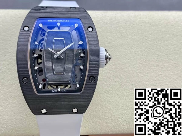 z5492136213010 eec607e1ab5c0ca824fb17de524e945f Richard Mille RM 07 RM007 Carbono NTPT Caixa 1:1 Best Edition G+ Factory Bracelete branca