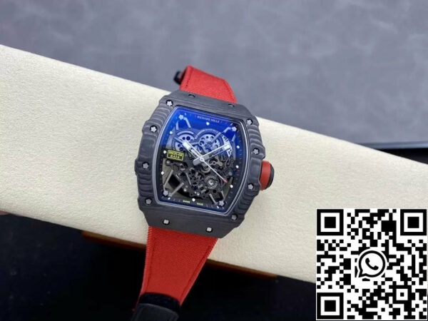 z5492139826128 0caba575ecda644da7a883bb2a1b244a Richard Mille RM035-02 G+ Factory RM3502 Carbon NTPT Punainen tarranauha ranneke