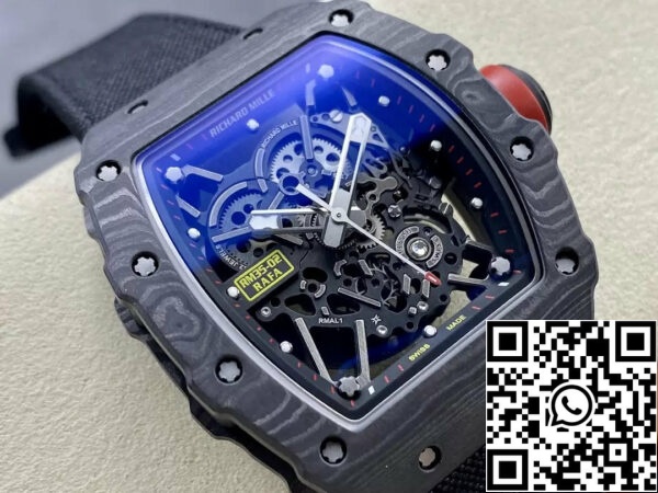 z5492140968330 55b84b8425c3efbc7532a571e4db221b Richard Mille RM035-02 G+ Factory RM3502 Carbon NTPT Negro Correa de velcro