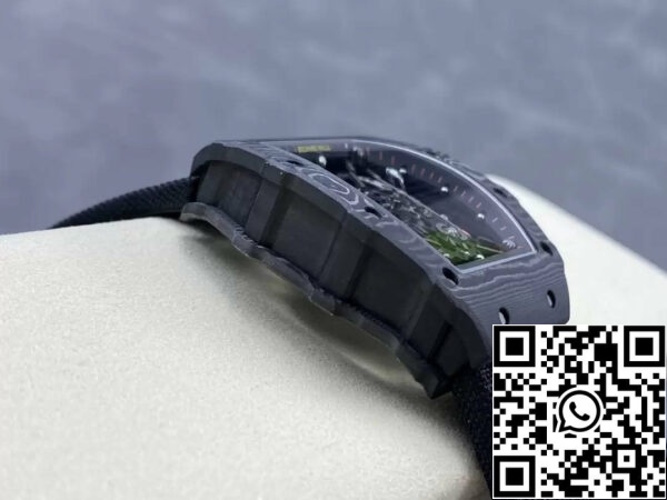 z5492141426477 ec49bdd540760727df205fa911fced Richard Mille RM035-02 G+ Factory RM3502 Carbon NTPT Black Velcro Strap