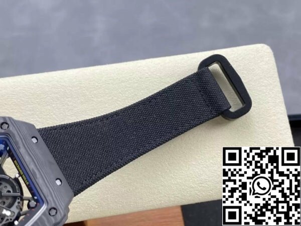 z5492141825979 028a23b67fffe4bac69c6c5eb8e586a3 Richard Mille RM035-02 G+ Factory RM3502 Carbon NTPT Black Velcro Strap