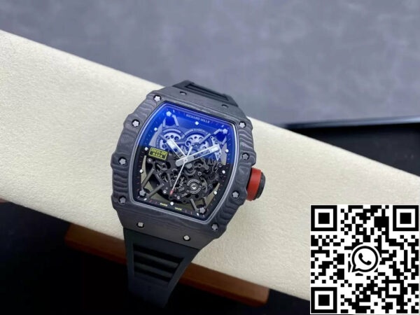 z5492142856928 2bd3a5864bd40fbdb89fc4ab50cd1cef Richard Mille RM035-02 G+ Factory RM3502 Correa de caucho negro NTPT de carbono