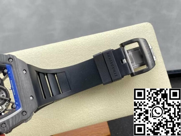 z5492143428518 7d9c7b7e3f322a0e559573aa6a148f9d Richard Mille RM035-02 G+ Factory RM3502 Carbon NTPT Black Rubber Strap