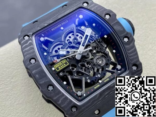 z5492143944648 867291b53844fc393766ebaf7935f2f3 Richard Mille RM035-02 G+ Factory RM3502 Carbon NTPT sininen hihna