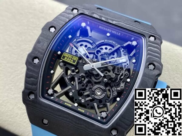 z5492144116621 c149148e016894163bdd598a501ccbb4 Richard Mille RM035-02 G+ Factory RM3502 Carbon NTPT sininen hihna