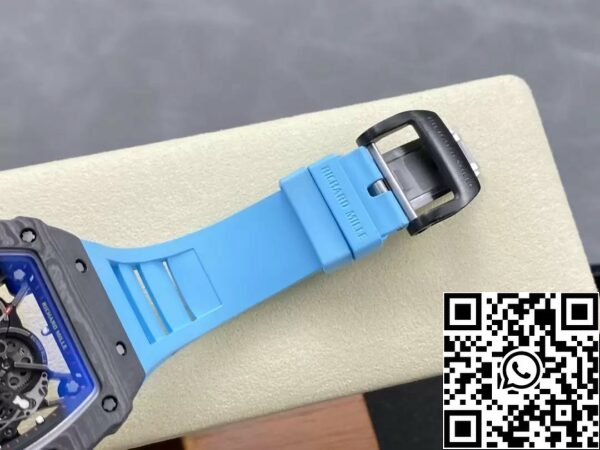 z5492144805604 f61753160d3129be30edd3b522c3db77 Richard Mille RM035-02 G+ Factory RM3502 Carbon NTPT Correa azul