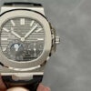 z5492145379145 b8dc6cfdbde9c9e22d1e3582410059b1 Patek Philippe Nautilus 5712G-001 Szürke számlap 1:1 Best Edition PPF gyári V2 bőrszíj