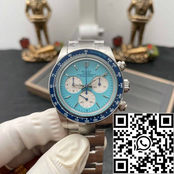 z5495574097211 1b698d8f0abcd75be464817b5edda135 ADG【Gewijzigde versie】Rolex Cosmograph Daytona Series Tiffany Dial 4130 Beweging