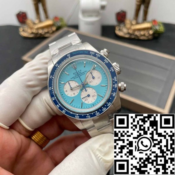 z5495574101086 e08b8b0fdeee7b73460b7bac35e61ea4 ADG【Gewijzigde versie】Rolex Cosmograph Daytona Series Tiffany Dial 4130 Beweging