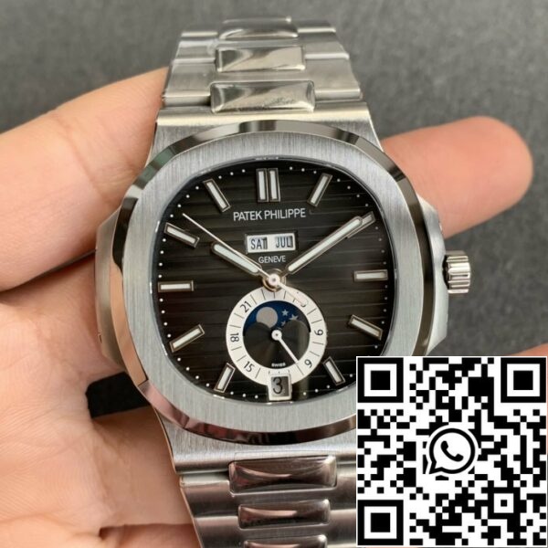 z5545478453250 caeace2d347f773616e0bd9e8c43e565 Patek Philippe Nautilus 5726 1:1 Best Edition GR Factory V3 Graues Zifferblatt Edelstahl