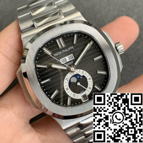 z5545478501421 df0093a65efaaa754b8dbe2167d706dd Patek Philippe Nautilus 5726 1:1 Best Edition GR Factory V3 Quadrante grigio Acciaio inossidabile