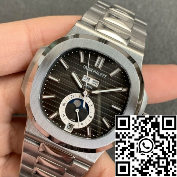 z5545478542305 5a644650896d0d85f859b74be7b38bd2 Patek Philippe Nautilus 5726 1:1 Best Edition GR Factory V3 Gris Dial Acero inoxidable