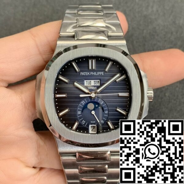 z5545478946378 7a5bc42b4441583eeb18b613232193ac Patek Philippe Nautilus 5726 1:1 Best Edition GR Factory V3 Cadran bleu Acier inoxydable