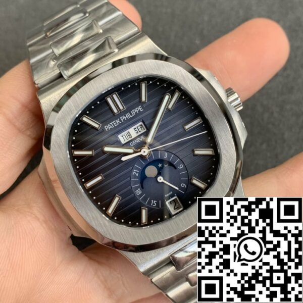 z5545478985325 1896ceb17ab56e1ad47a8f5ca25b192e Patek Philippe Nautilus 5726 1:1 Best Edition GR Factory V3 Blaues Zifferblatt Edelstahl