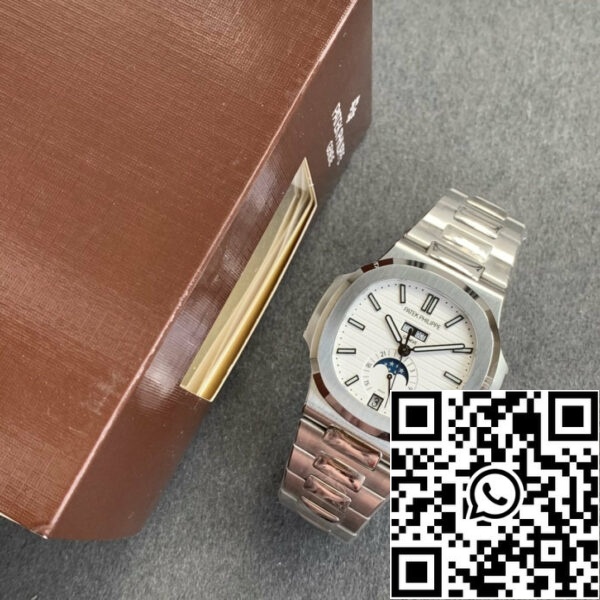 z5545479728830 450dae3cfa48ec7e5e6e11d63905aec8 Patek Philippe Nautilus 5726 1:1 Best Edition GR Factory V3 Vit urtavla, rostfritt stål