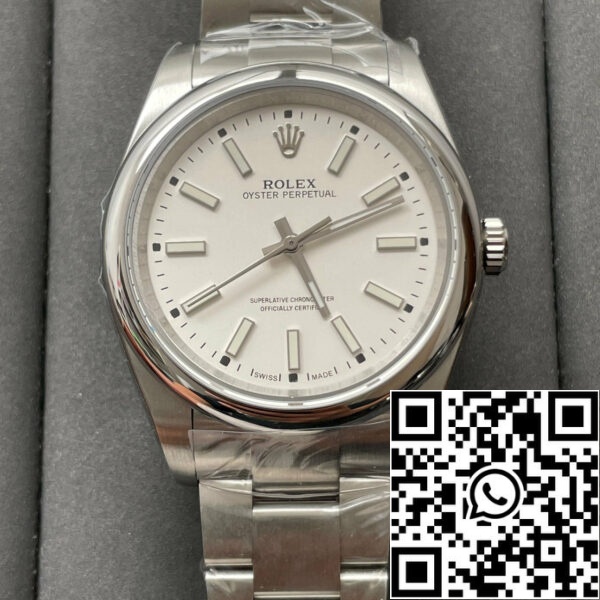 z5553061103874 f0d8e3bff3b87f205fa46ba769b2824f Rolex Oyster Perpetual 114300 39MM TW Factory 1:1 Best Edition White Dial