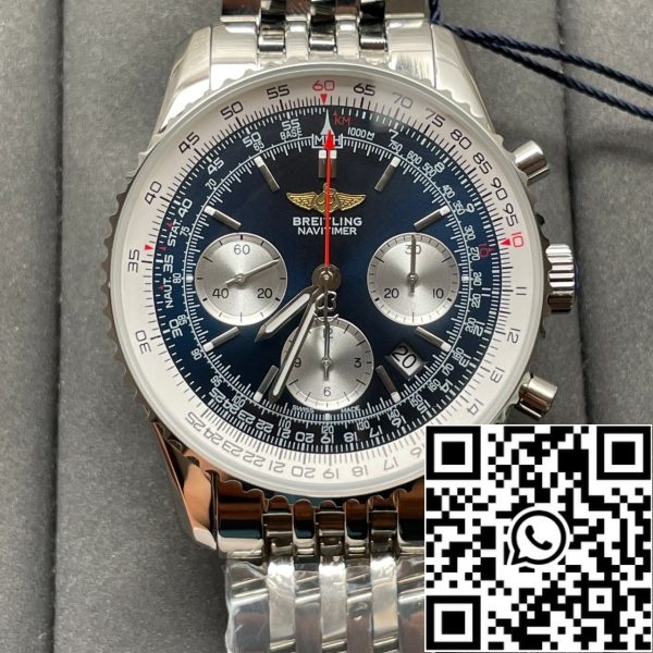 z555791212184691 dbecae6e1bd04c6930c3d1f945926fa0 Breitling Navitimer 01 AB012012/BB01/447A BLS Factory 1:1 Best Edition علبة مفتوحة الظهر