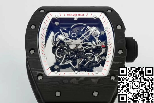 z5568749627279 dd77f3a4de658f384384ceffd81a28eb RICHARD MILLE RM055 RM-055 ZF 2024 1:1 Best Edition Kolfiberfodral Svart gummi