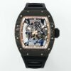 z5568786286327 b9703286d77daab94c7b46e099b7f151 RICHARD MILLE RM055 ZF 2024 1:1 Best Edition Koperta z włókna węglowego Tarcza w kolorze różowego złota