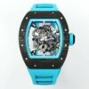 z5568788388852 797da5c6de95c437440f656c6fdb07e8 RICHARD MILLE RM055 ZF 2024 1:1 Best Edition Ohišje iz ogljikovih vlaken turkizni trak