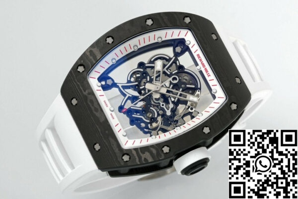 z5568790859792 08333df2d60218bd289e263f2820c808 RICHARD MILLE RM055 ZF 2024 1:1 Best Edition Carbon Fiber Case Black Strap